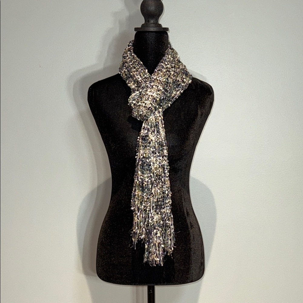 Chic Multicolor Knit Scarf